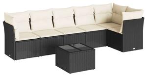 VidaXL Polyrattan Kerti Ülőgarnitúra - 7 részes