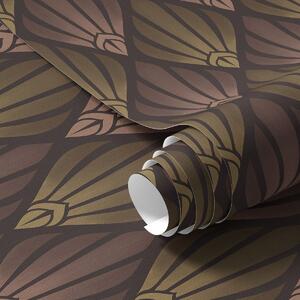 Tapéta Gazdag Art Deco meleg színátmenetekkel, Absztrakt tapétá, a01064v2 : Uwalls.hu