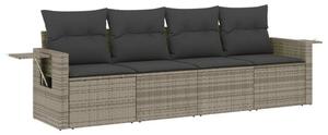 VidaXL Polyrattan Kerti Ülőgarnitúra - 4 részes