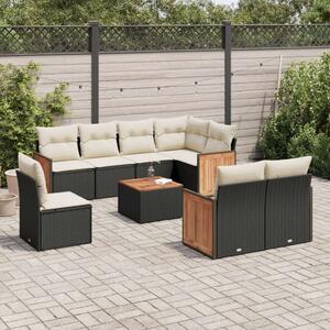 VidaXL Polyrattan Kerti Ülőgarnitúra - 9 részes