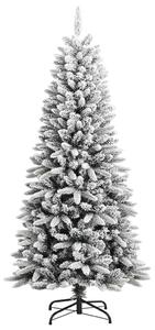 VidaXL PVC és polietilén műkarácsonyfa pelyhes hóval 150 cm