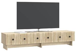 VidaXL TV szekrény fiókkal Sonoma Tölgy 147 x 34,5 x 30 cm Szerelt Fa