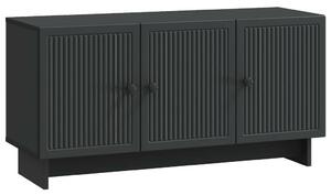 VidaXL TV szekrény Fekete 99 x 34,5 x 50 cm Szerelt Fa