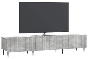 VidaXL TV szekrény fiókkal Betonszürke 147 x 34,5 x 32 cm Szerelt Fa