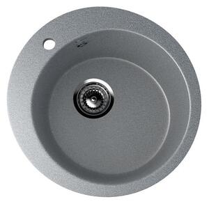 Ulgran U-405-309 Gránit Mosogatótálca - Egymedencés, Kerek, Gránit