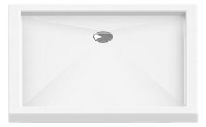 New Trendy Cantare téglalap alakú zuhanytálca 110x90 cm fehér B-0169