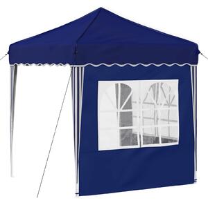 VidaXL Parti sátor 195 x 195 x 245 cm Oxford Szövet, Kék