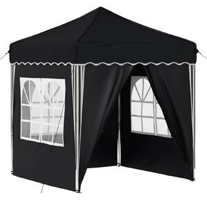VidaXL Parti sátor 195 x 195 x 245 cm Oxford Szövet, Antracit