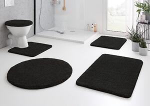 Kleine Wolke Relax fürdőszoba szőnyeg 100x60 cm négyszögletes fekete 5405926360