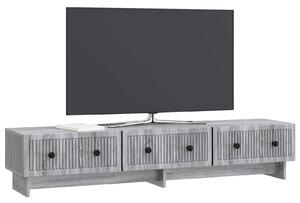 VidaXL TV szekrény fiókkal Szürke Sonoma 147 x 34,5 x 30 cm Szerelt Fa