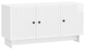 VidaXL TV szekrény Magasfényű Fehér 99 x 34,5 x 50 cm Szerelt Fa