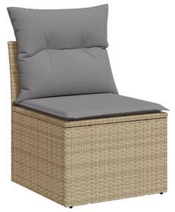 VidaXL Polyrattan Kerti Ülőgarnitúra - 8 részes - Bézs