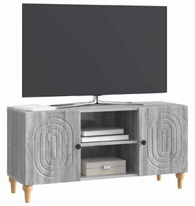 VidaXL TV szekrény Szürke Sonoma 102 x 34,5 x 50 cm Szerelt Fa