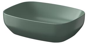 Cersanit Larga mosdótál 50x38.5 cm négyszögletes mosdótálak zöld K677-065