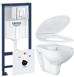 Set beépíthető keret Grohe Rapid SL 38827000, WC csésze Grohe Bau Ceramic 39427000, 39493000