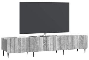 VidaXL TV szekrény fiókkal Szürke Sonoma 147 x 34,5 x 32 cm Szerelt Fa