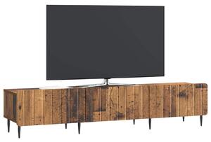 VidaXL TV szekrény fiókkal Antik Fa 147 x 34,5 x 32 cm Szerelt Fa