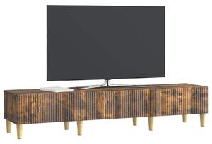 VidaXL TV szekrény fiókkal Füstös Tölgy 147 x 34,5 x 30 cm Szerelt Fa