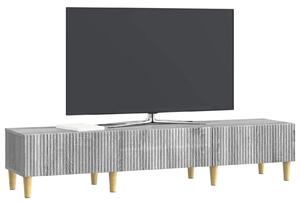 VidaXL TV szekrény fiókkal Szürke Sonoma 147 x 34,5 x 30 cm Szerelt Fa