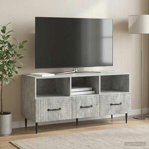 VidaXL TV szekrény fiókkal Betonszürke 102 x 34,5 x 50 cm Szerelt Fa