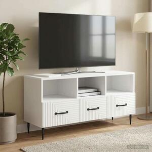 VidaXL TV szekrény Magasfényű Fehér 102 x 34,5 x 50 cm Szerelt Fa