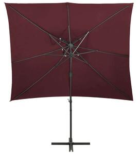 VidaXL Konzolos Napernyő - Dupla Tető - 250x250 cm