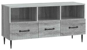 VidaXL TV szekrény fiókkal Szürke Sonoma 102 x 34,5 x 50 cm Szerelt Fa