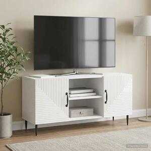 VidaXL TV szekrény Magasfényű Fehér 102 x 34,5 x 50 cm Szerelt Fa
