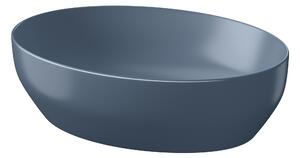 Cersanit Larga mosdótál 50.5x38.5 cm ovális mosdótálak kék K677-055
