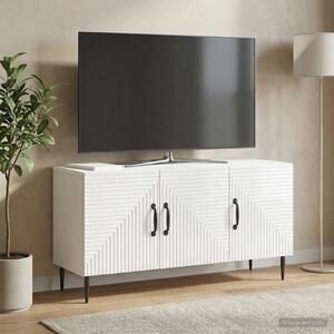 VidaXL TV szekrény Magasfényű Fehér 99 x 34,5 x 50 cm Szerelt Fa