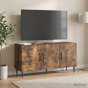 VidaXL TV szekrény Füstös Tölgy 99 x 34,5 x 50 cm Szerelt Fa