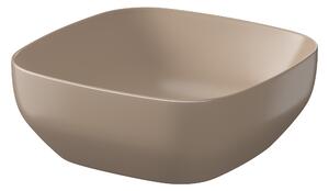 Cersanit Larga mosdótál 38x38 cm négyzet mosdótálak barna/bézs K677-058