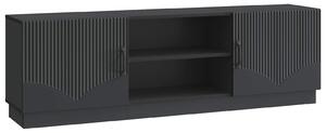 VidaXL TV szekrény Fekete 150 x 31 x 47 cm Szerelt Fa
