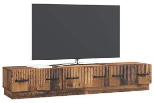 VidaXL TV szekrény fiókkal Antik Fa 147 x 34,5 x 27 cm Szerelt Fa