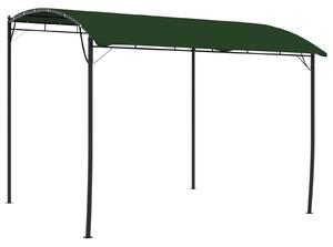 VidaXL Pavilon 3 x 3 x 2,55 m, Szövet és Alumínium 180, Zöld