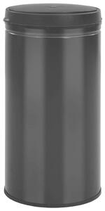 Automatikus Szemeteskuka - 60 Liter - Fekete Szénacél