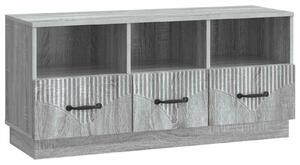 VidaXL TV szekrény fiókkal Szürke Sonoma 102 x 34,5 x 47 cm Szerelt Fa