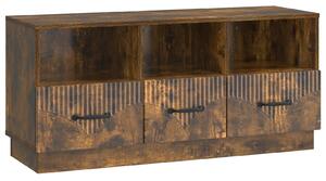 VidaXL TV szekrény fiókkal Füstös Tölgy 102 x 34,5 x 47 cm Szerelt Fa