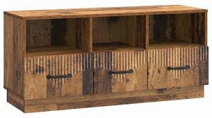 VidaXL TV szekrény fiókkal Antik Fa 102 x 34,5 x 47 cm Szerelt Fa