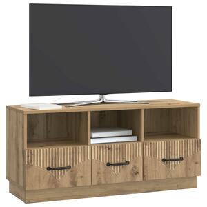 VidaXL TV szekrény Kézműves Tölgy 102 x 34,5 x 47 cm Szerelt Fa