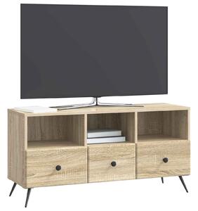 VidaXL TV szekrény fiókkal Sonoma Tölgy 102 x 34,5 x 50 cm Szerelt Fa