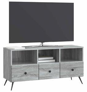 VidaXL TV szekrény fiókkal Szürke Sonoma 102 x 34,5 x 50 cm Szerelt Fa
