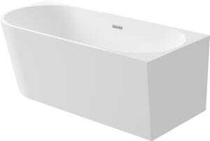 Deante Silia, szabadon álló kád falhoz 1400x730x580 mm, jobb, DEA-KDS_014P