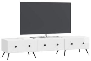 VidaXL TV szekrény Magasfényű Fehér 147 x 34,5 x 30 cm Szerelt Fa