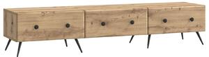 VidaXL TV szekrény Kézműves Tölgy 147 x 34,5 x 30 cm Szerelt Fa