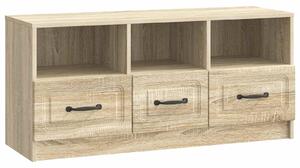 VidaXL TV szekrény fiókkal Sonoma Tölgy 102 x 34,5 x 47 cm Szerelt Fa