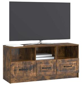 VidaXL TV szekrény fiókkal Füstös Tölgy 102 x 34,5 x 47 cm Szerelt Fa