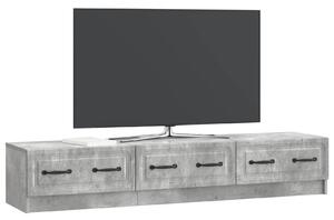 VidaXL TV szekrény fiókkal Betonszürke 147 x 34,5 x 27 cm Szerelt Fa