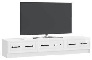 VidaXL TV szekrény Magasfényű Fehér 147 x 34,5 x 27 cm Szerelt Fa