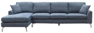Szófa poliészter 300x160x85 kék